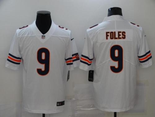 Bears 9 Nick Foles White Vapor Untouchable Limited Jersey