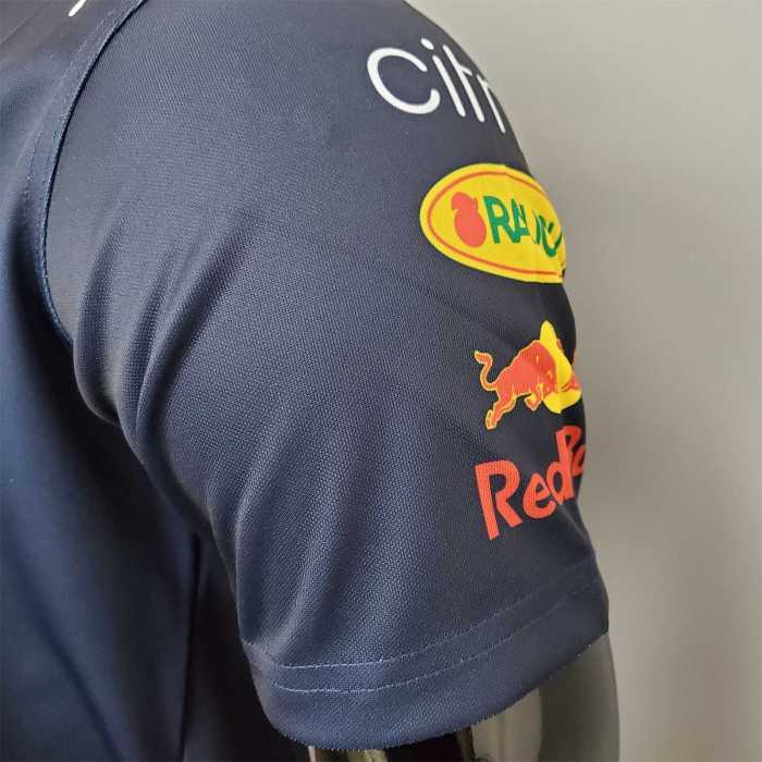 F1 Formula One racing suit; Honda Red Bull racing suit Royal Blue Racing Jersey