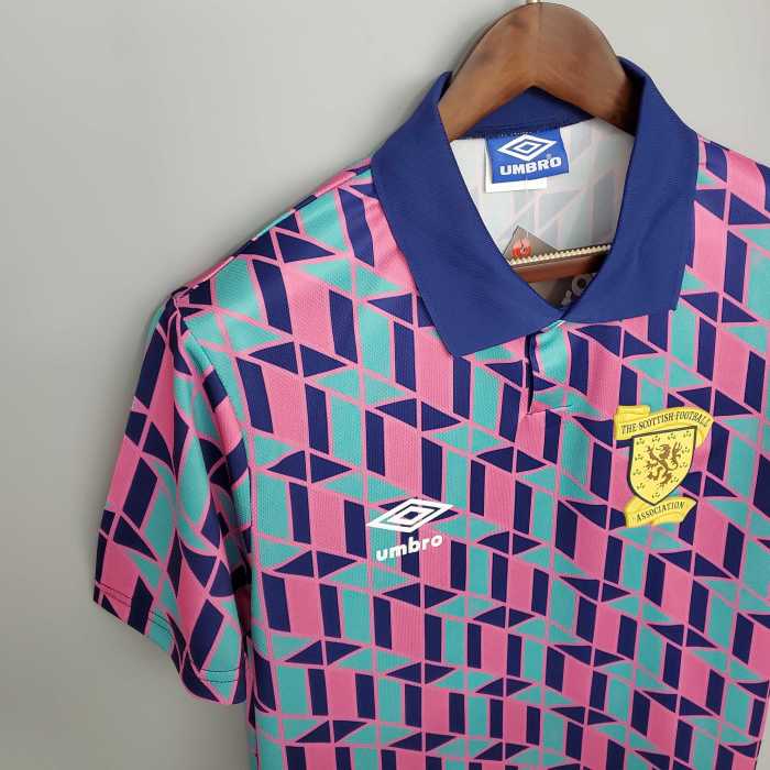 Retro Jersey 1988-1989 Scotland Away Soccer Jersey Vintage Football Shirt