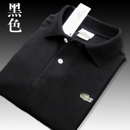Black Classic La-coste Polo Same Style for Men and Women