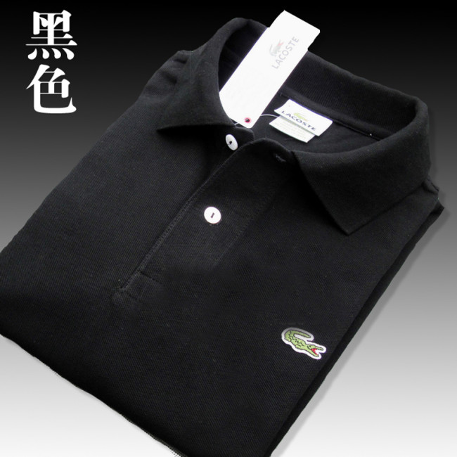 Black Classic La-coste Polo Same Style for Men and Women