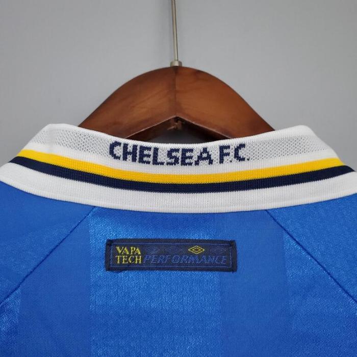 Retro Jersey Chelsea 1997-1999 Home Blue Soccer Jersey Vintage Football Shirt