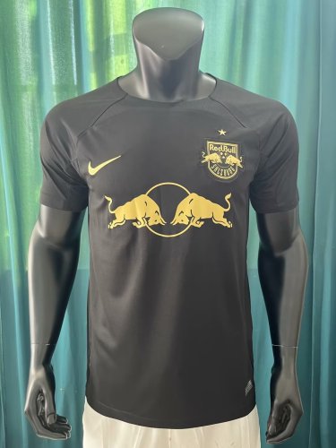 Fans Version 2023-2024 Red Bull Salzburg Black Special Soccer Jersey