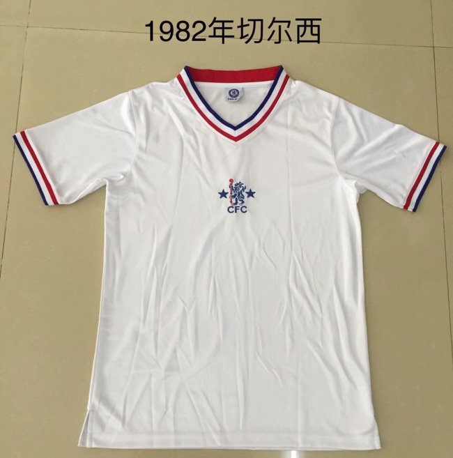 Retro Jersey Chelsea 1982 Away White Soccer Jersey