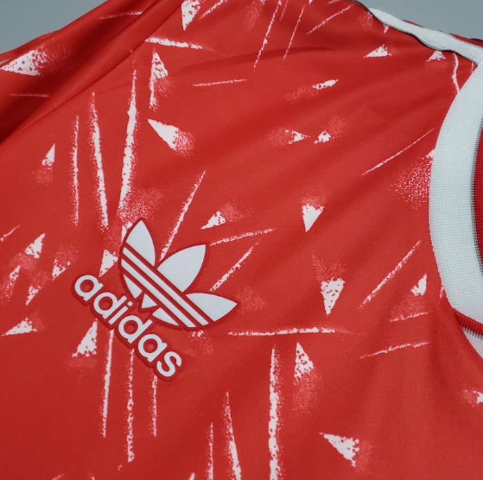 Retro Jersey 1989-1991 Liverpool Home Red Soccer Jersey Vintage Football Shirt