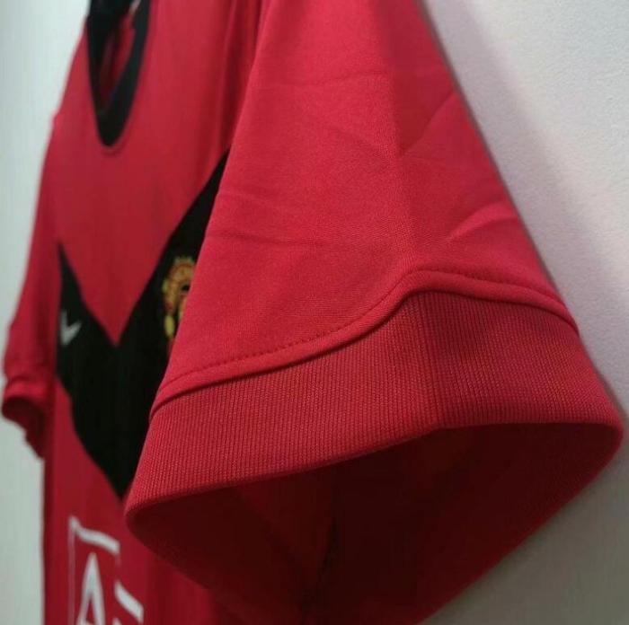 Retro Jersey Manchester United 2009-2010 Home Red Soccer Jersey