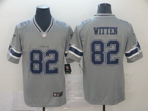 Dallas Cowboys 82 Jason Witten Silver Inverted Legend Limited Jersey