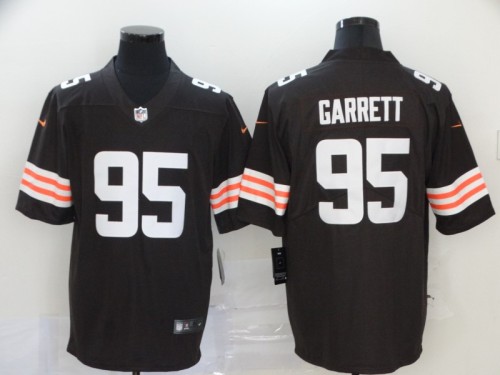 Cleveland Browns 95 Myles Garrett Brown 2020 New Vapor Untouchable Limited Jersey