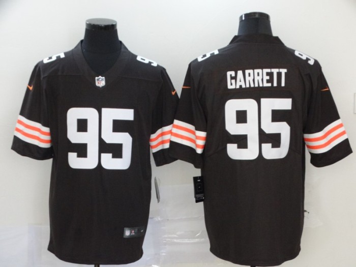 Cleveland Browns 95 Myles Garrett Brown 2020 New Vapor Untouchable Limited Jersey