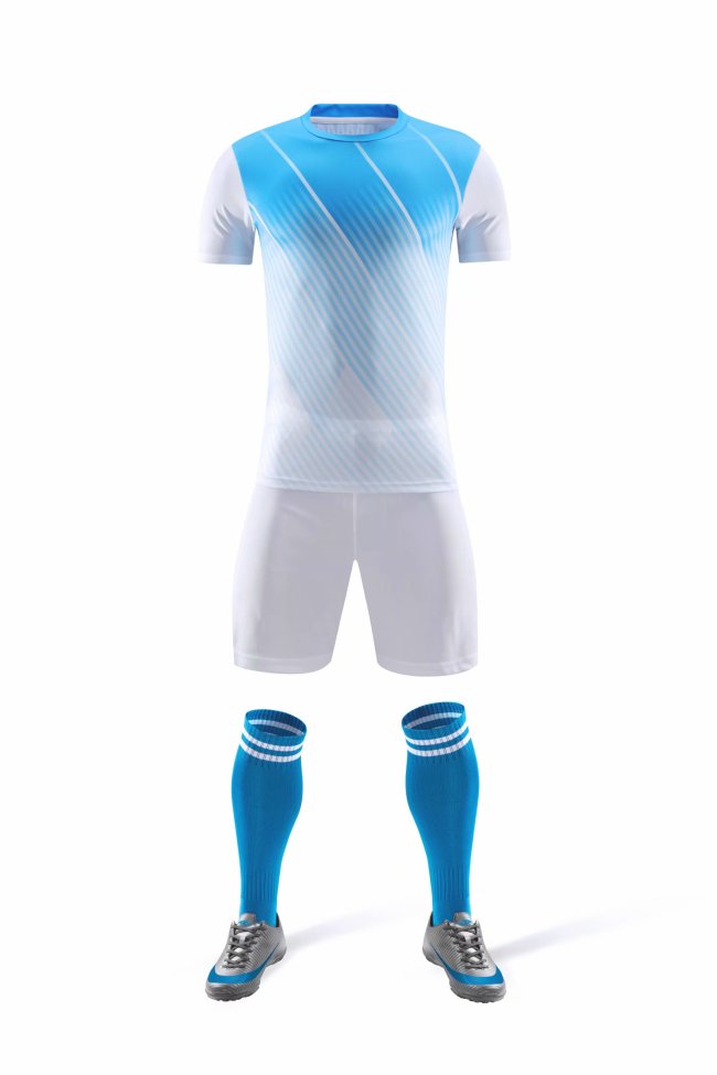 DLS-X917 DIY Custom Blank Uniforms White Soccer Jersey Shorts