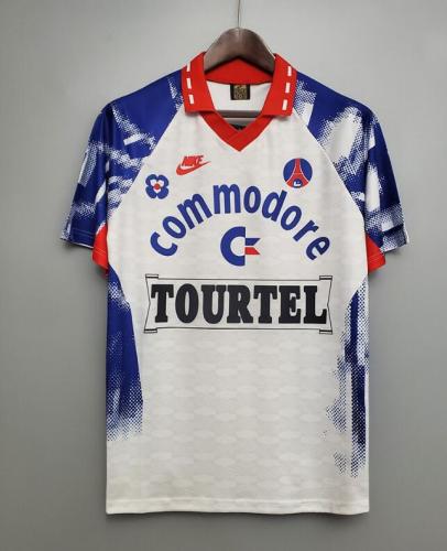 Retro Jersey 1993-1994 PSG Away Soccer Jersey Vintage Paris Football Shirt