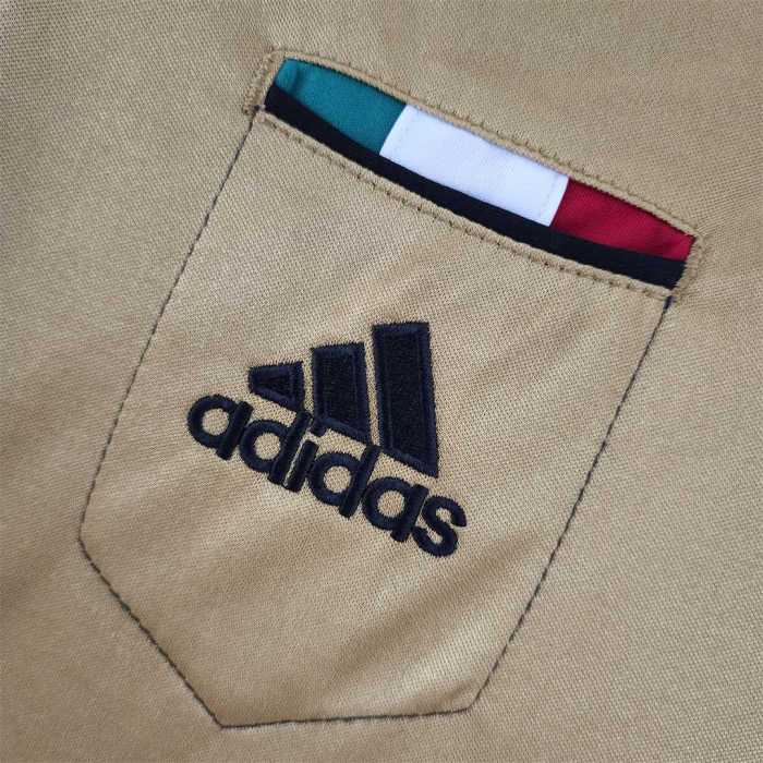 Retro Jersey 2013-2014 AC Milan 3rd Away Gold Soccer Jersey Vintage Football Shirt