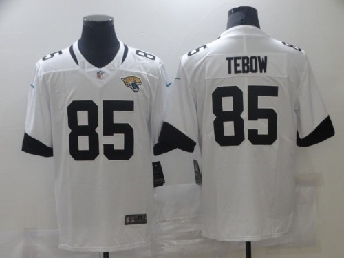 Jaguars 85 Tim Tebow White 2021 NFL Draft Vapor Untouchable Limited Jersey