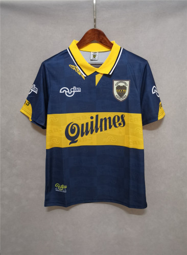 Retro Jersey 1995-1996 Boca Juniors Home Soccer Jersey Vintage Football Shirt