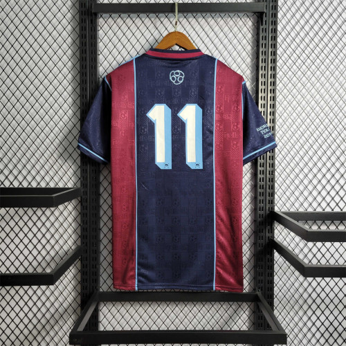 Retro Jersey 2011 West Ham 11 Iron Maiden Home Soccer Jersey