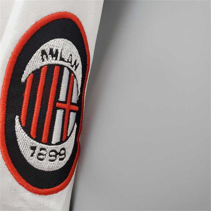 Retro Jersey 1995-1997 AC Milan Away White Soccer Jersey