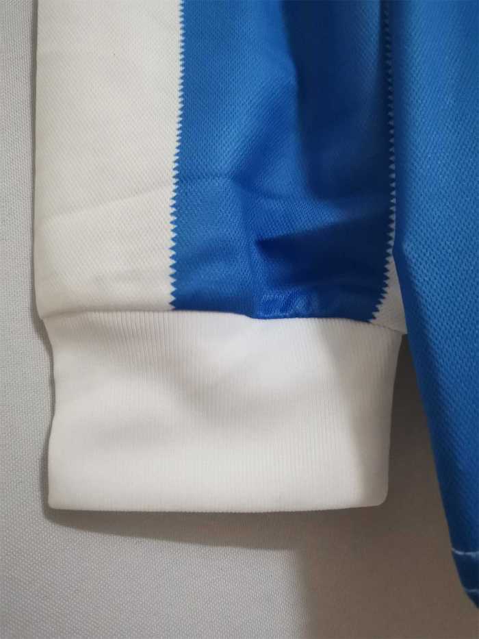 Retro Jersey Long Sleeve 1986 Argentina Home Soccer Jersey Vintage Football Shirt