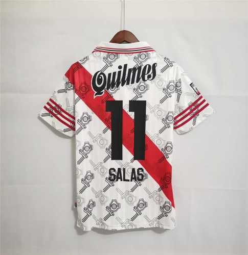Retro Jersey 1996-1997 River Plate 11 SALAS Home Soccer Jersey Vintage Football Shirt