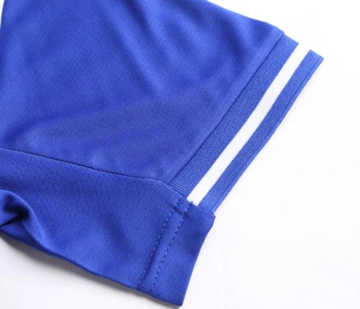 #302 Blue Soccer Training Uniform Blank Jersey and Shorts