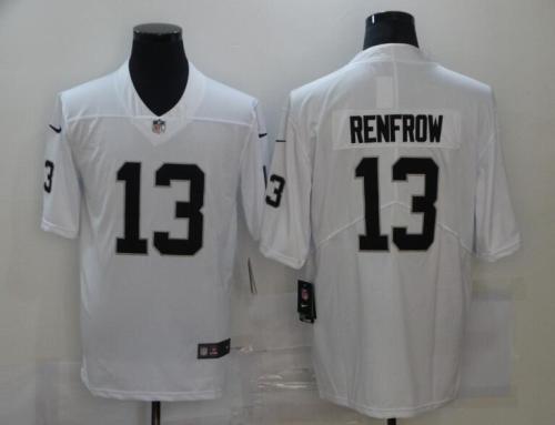 Raiders 13 Hunter Renfrow White 2020 Inaugural Season Vapor Untouchable Limited Jersey