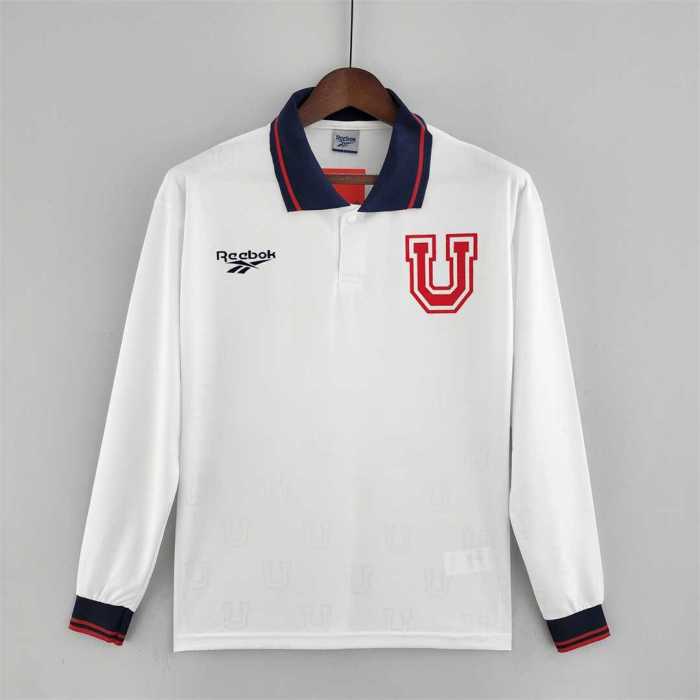 Retro Jersey Long Sleeve 1998 Club Deportivo Universidad Cat&oacute;lica Home Soccer Jersey