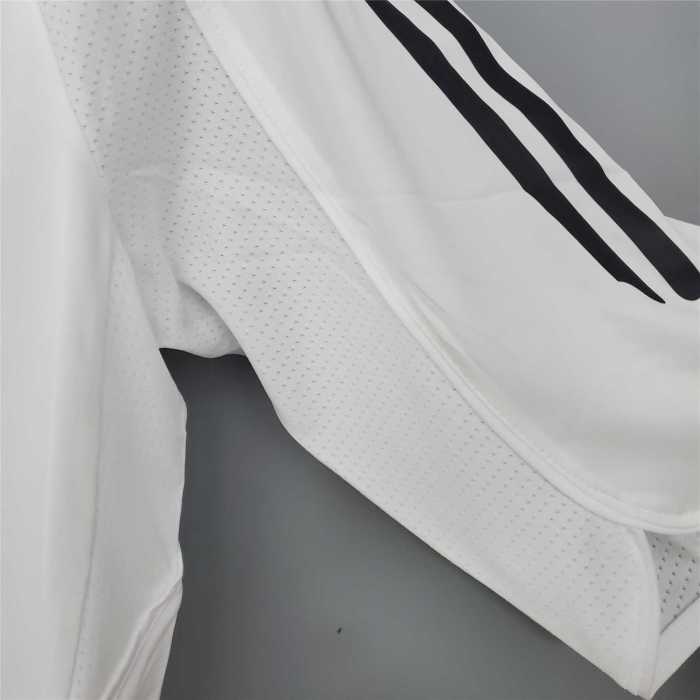 with LFP Patch Retro Jersey 2005-2006 Real Madrid Home Soccer Jersey