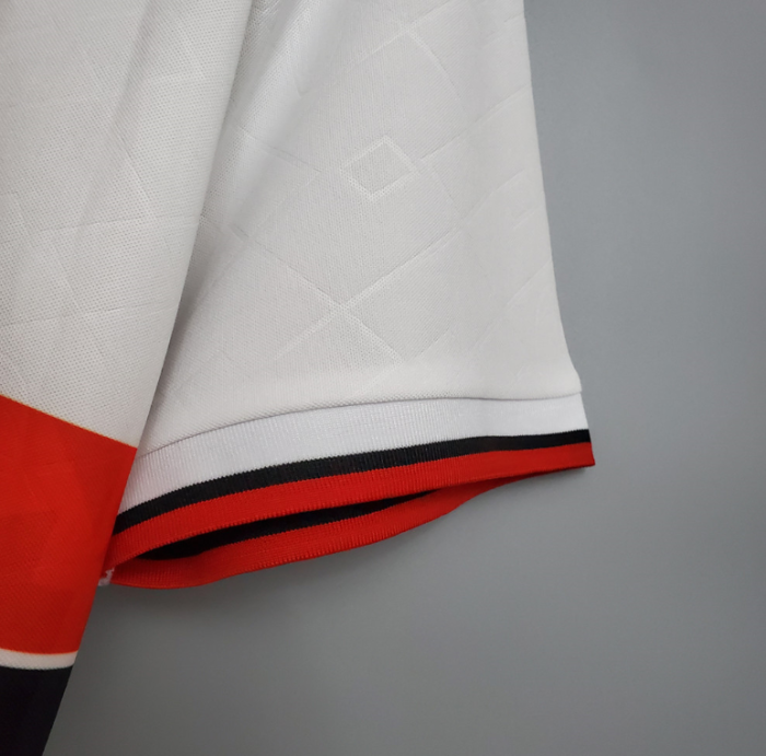Retro Jersey 1993-1994 AC Milan Away White Soccer Jersey