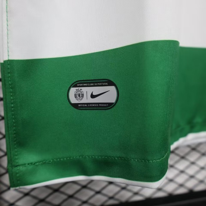 Lisbon Camisetas de Futbol Fan Version 2023-2024 Sporting Lisbon Home Soccer Jersey
