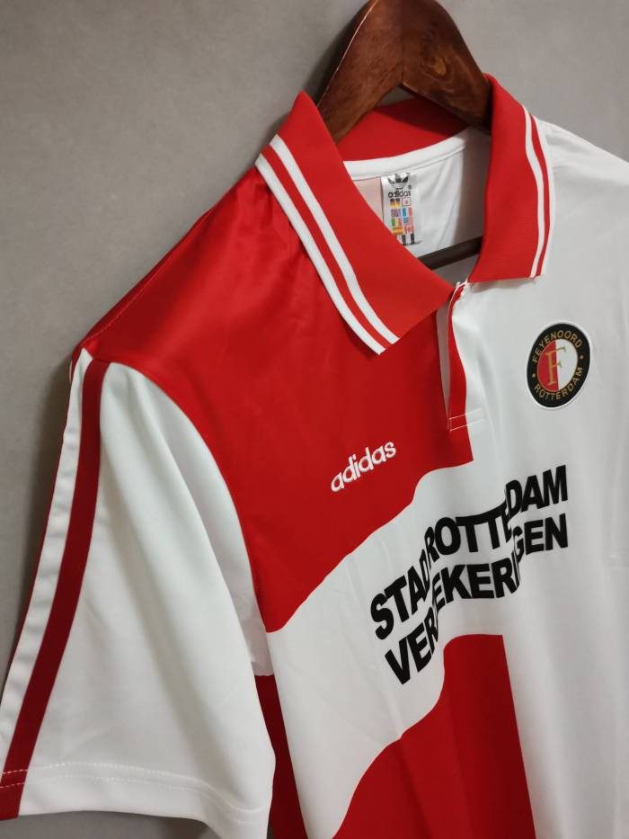 Retro Jersey 1994-1996 Feyenoord Rotterdam Home Soccer Jersey