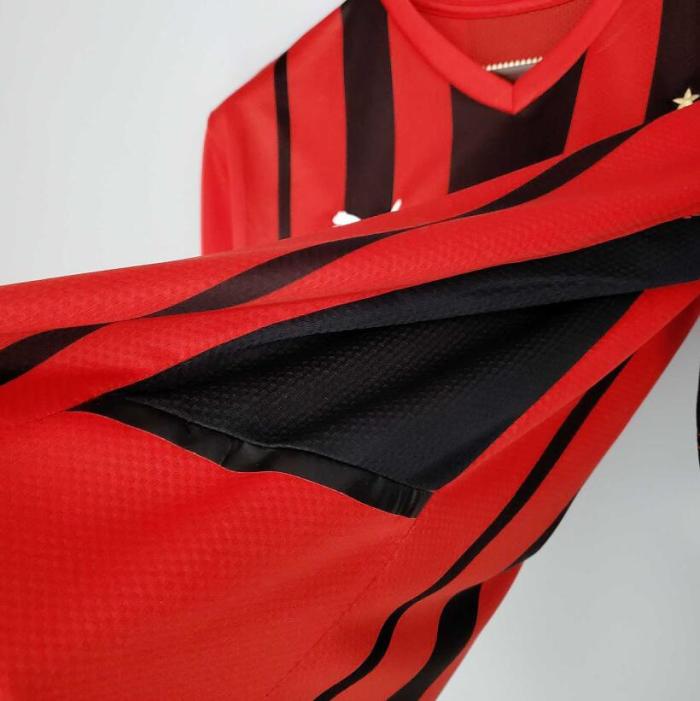 Fans Version 2021-2022 AC Milan Home Soccer Jersey