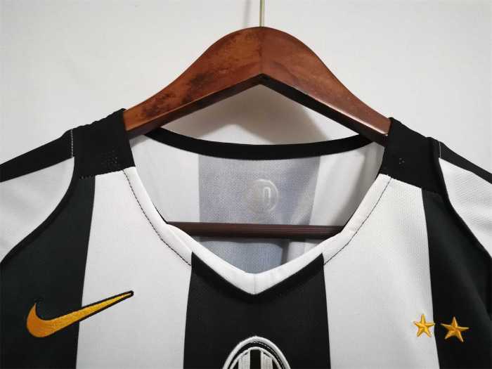 with Serie A Patch Retro Jersey 2004-2005 Juventus Vintage Home Soccer Jersey