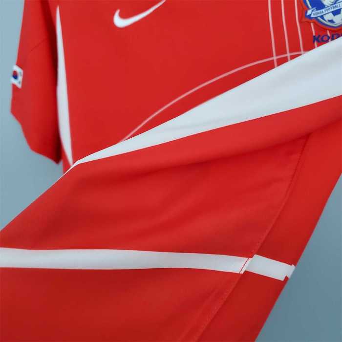 Retro Jersey 2002 South Korea Home Soccer Jersey Vintage Football Shirt