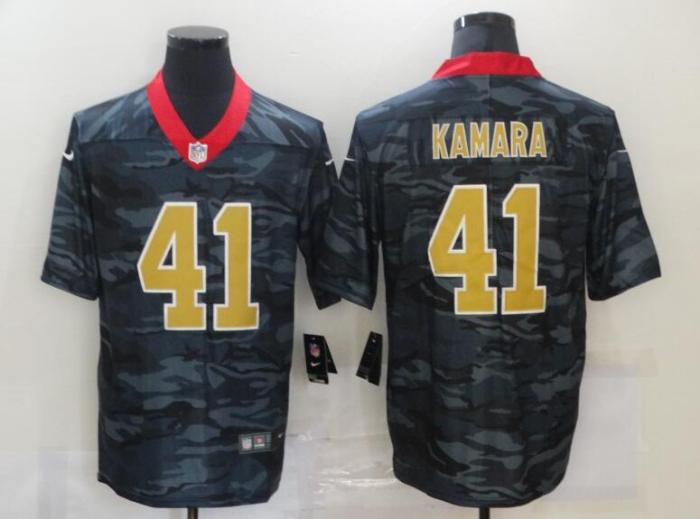 New Orleans Saints 41 KAMARA Black Camo 2020 Salute To Service Limited Jersey