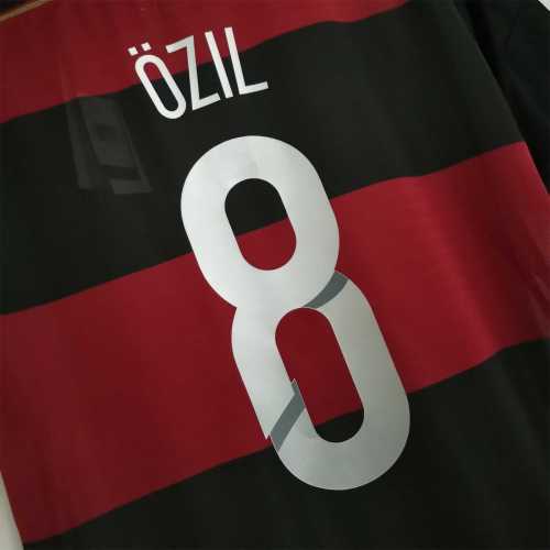 Retro Jersey 2014 Germany OZIL 8 Away Soccer Jersey Vintage Football Shirt