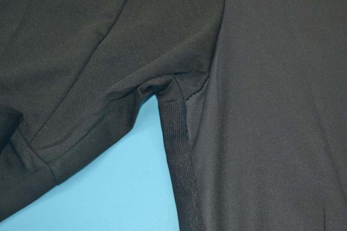 Long Sleeve Retro Jersey Real Madrid 2014-2015 Third Away Black Soccer Jersey