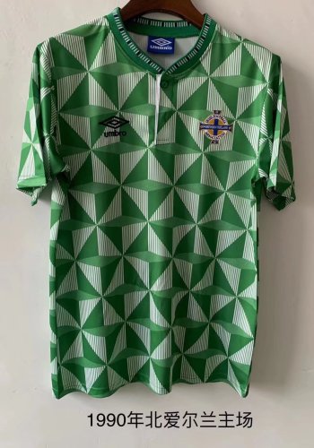 Retro Jersey 1990-1992 Northern Ireland Home Soccer Jersey Vintage Football Shirt