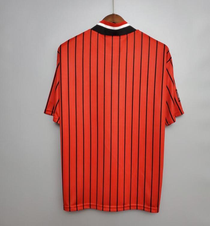 Retro Jersey 1994-1995 Rangers Away Red Soccer Jersey