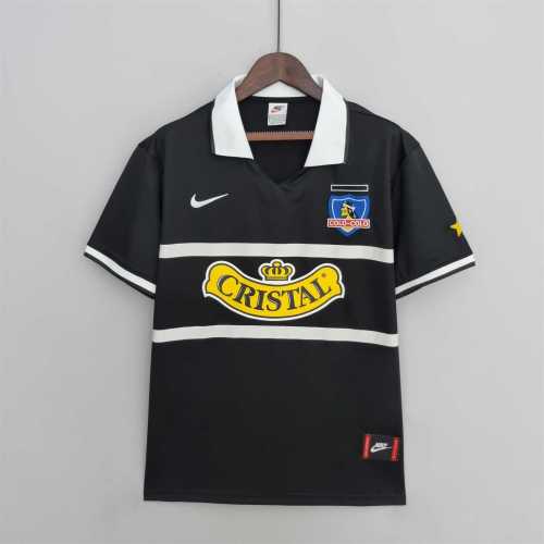 Retro Jersey 1996-1997 Colo-Colo Away Black Soccer Jersey Vintage Football Shirt