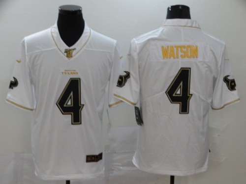 Houston Texans 4 WATSON White NFL Jersey