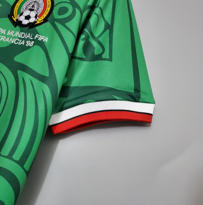 Retro Jersey 1998 Mexico Home Soccer Jersey Vintage Football Shirt