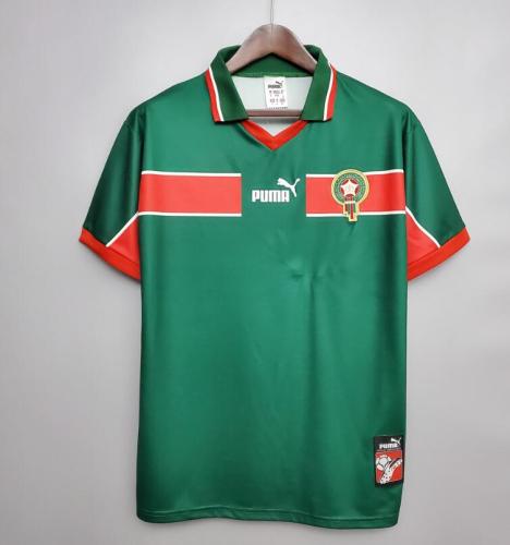 Retro Jersey 1998 Morocco Home Soccer Jersey Vintage Football Shirt