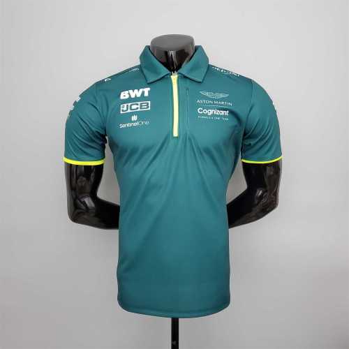 FI Formula One stadium service Aston Martin polo Racing Jersey