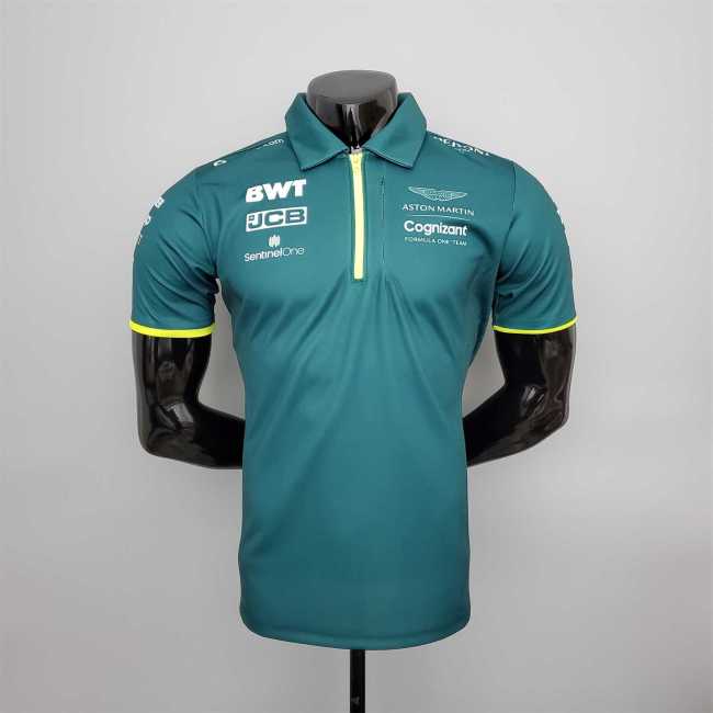 FI Formula One stadium service Aston Martin polo Racing Jersey