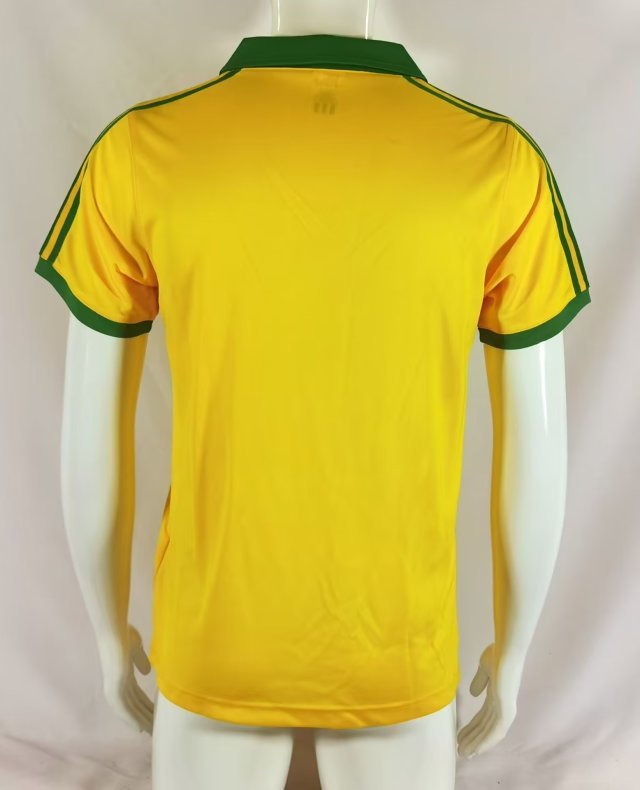 Retro Jersey 1977 Brazil Home Soccer Jersey