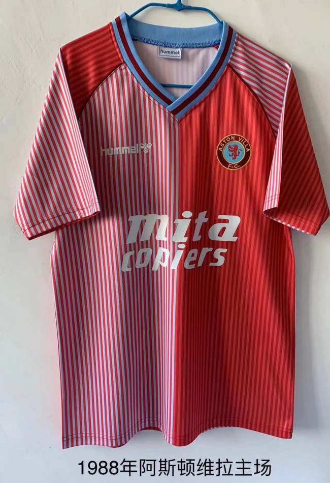 Retro Jersey 1988 Aston Villa Home Soccer Jersey