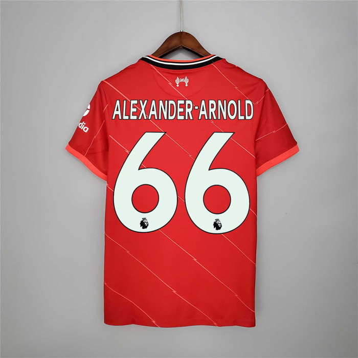 Retro Jersey 2021-2022 Liverpool ALEXANDER-ARNOLD 66 Home Soccer Jersey