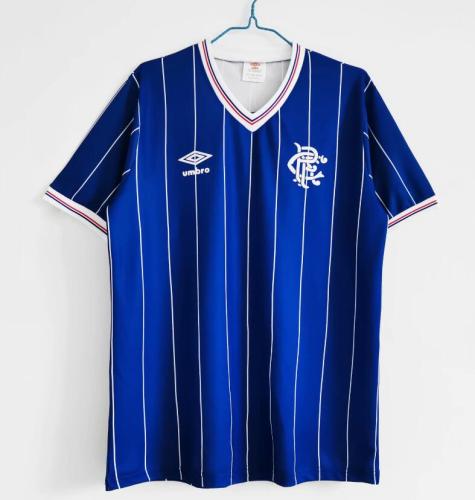 Retro Jersey 1982-1983 Rangers Home Blue Soccer Jersey