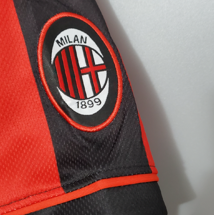 Retro Jersey 1996-1997 AC Milan Home Soccer Jersey Vintage Football Shirt