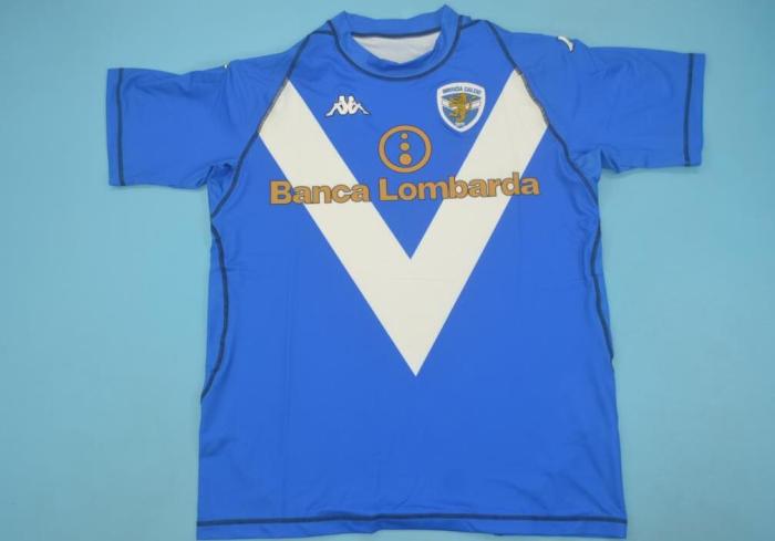 Retro Jersey 2003-2004 Brescia Calcio Home Soccer Jersey Vintage Football Shirt