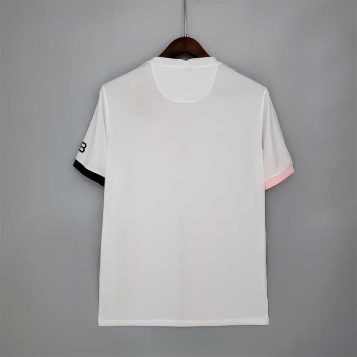 Retro Jersey 2021-2022 PSG Away White Soccer Jersey Vintage Paris Football Shirt